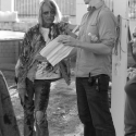 Co-Director David Whelan and extra on set